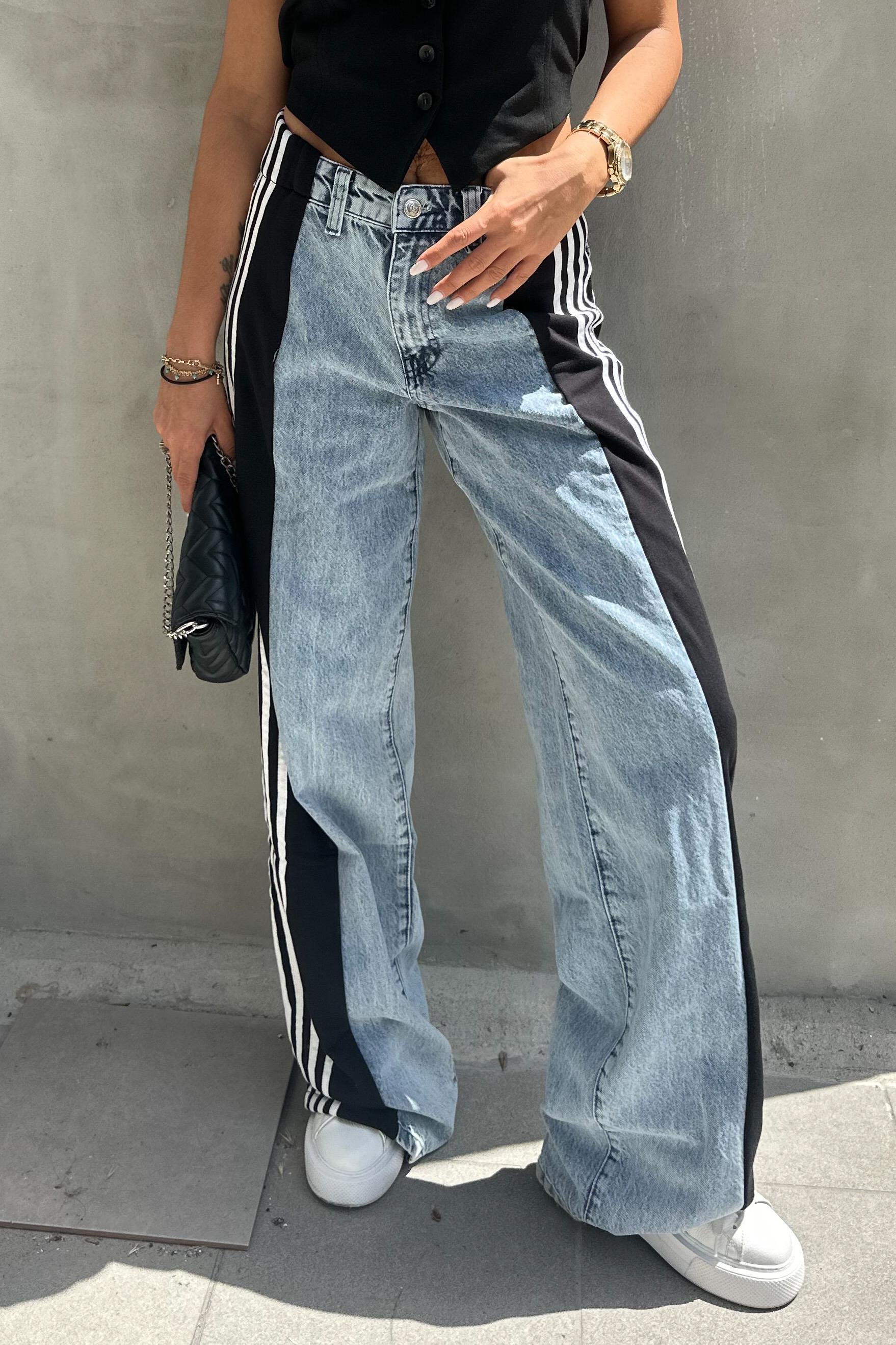 Yanları Şeritli JeanJEAN