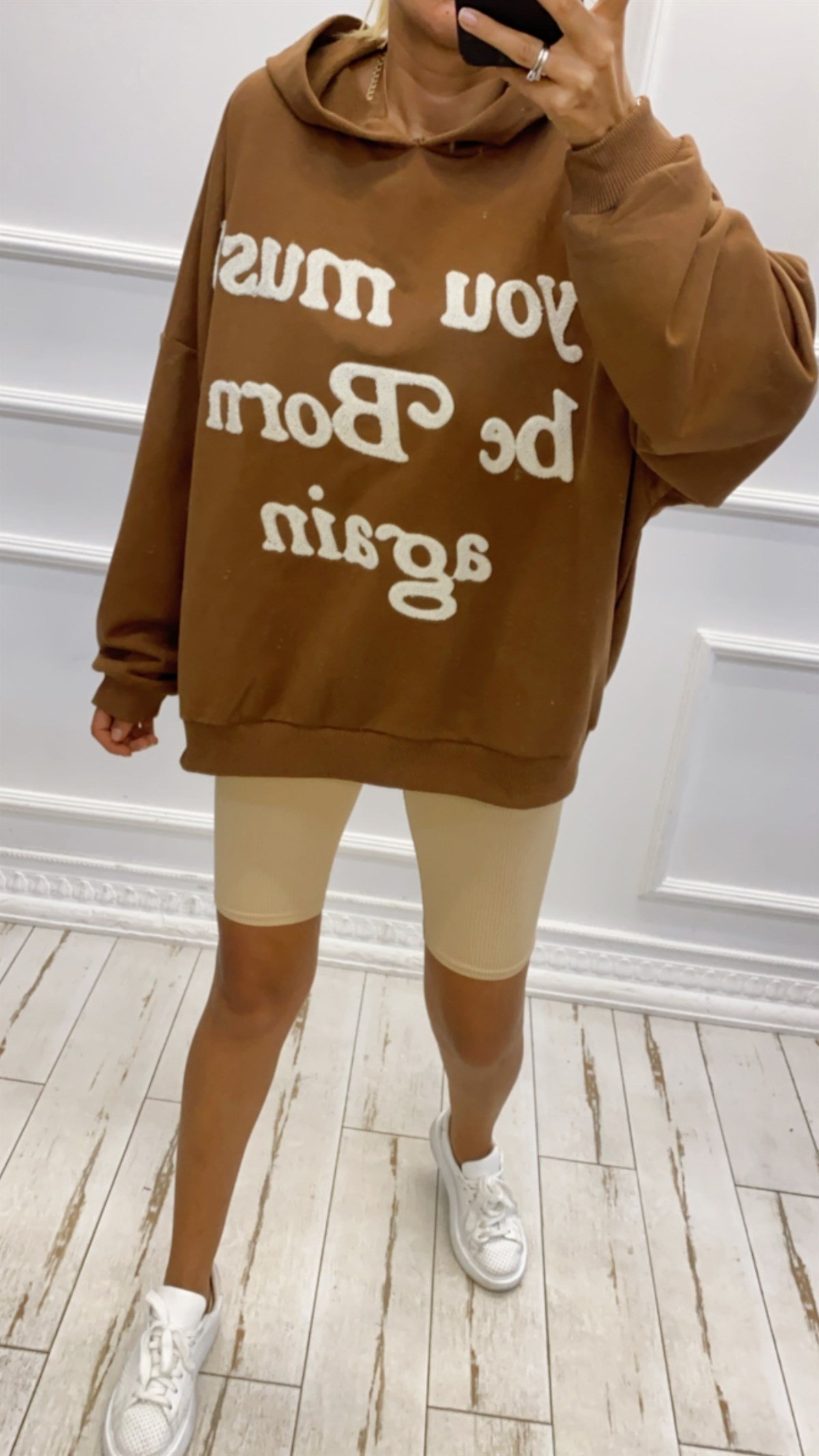 You Must Be Born Again Oversize Sweat