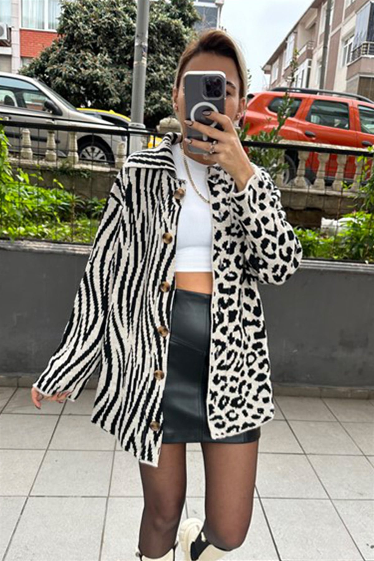Zebra Leopar HırkaHIRKA