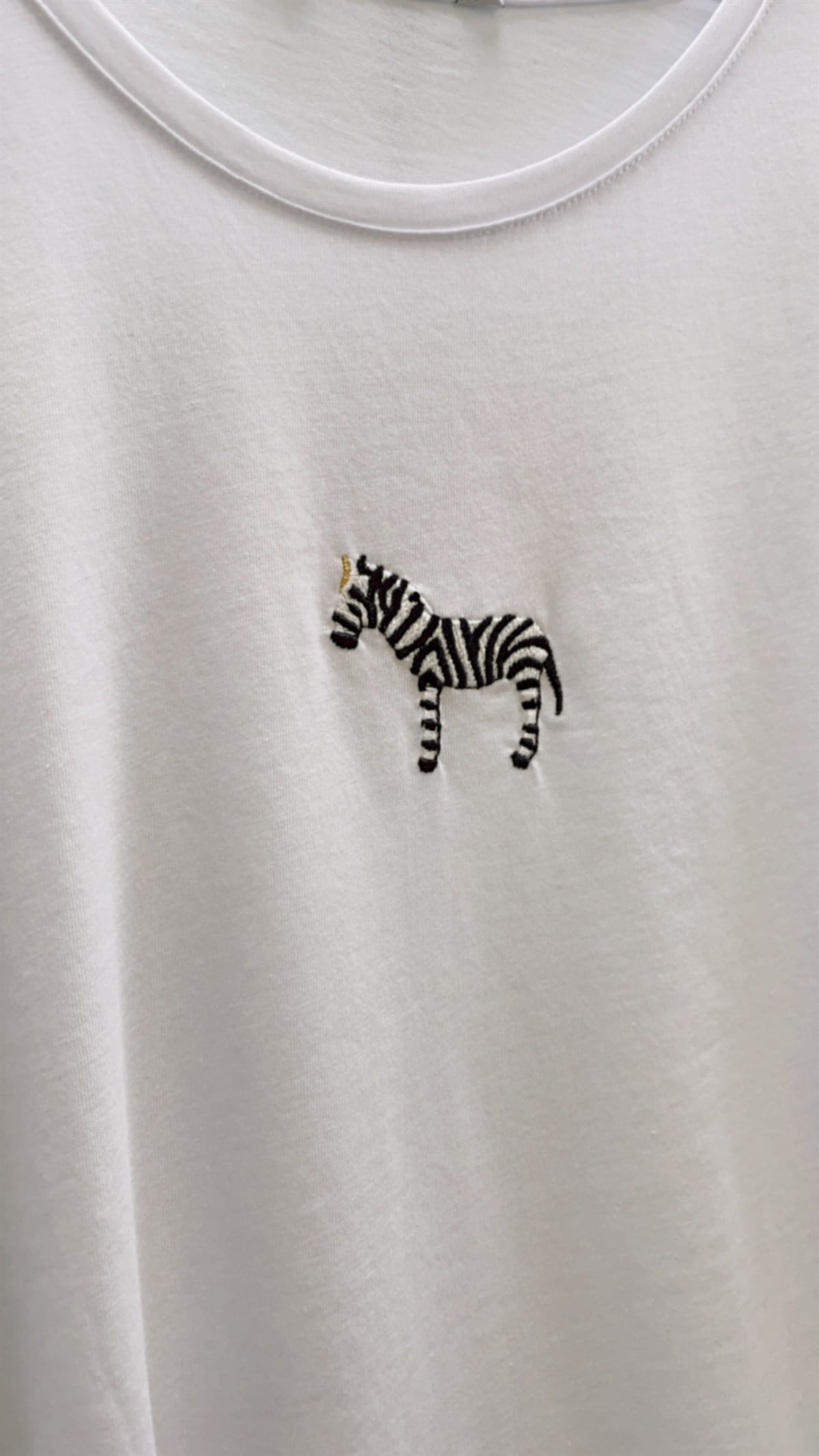 Zebra Nakışlı Salaş Tshirt