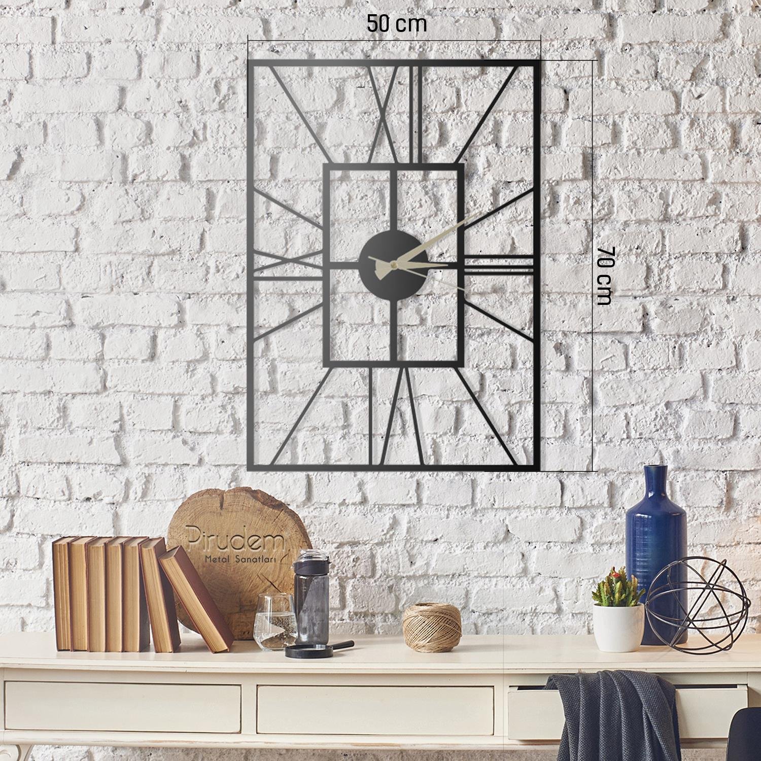  | PIRUDEM-METAL DUVAR SAATI | Fatih Ferforje