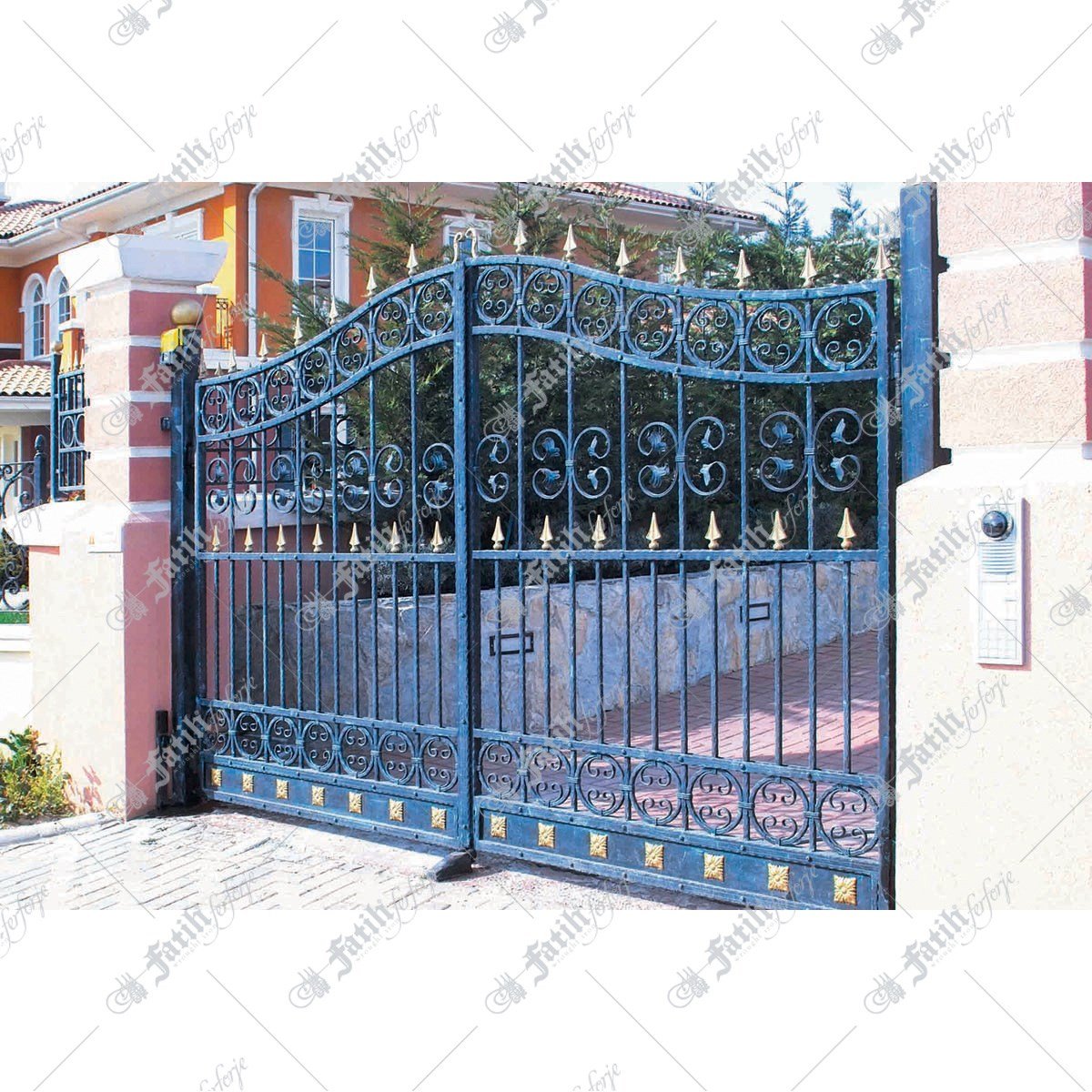 1028 KODLU FERFORJE KAPI | FERFORJE KAPILAR | Fatih Ferforje