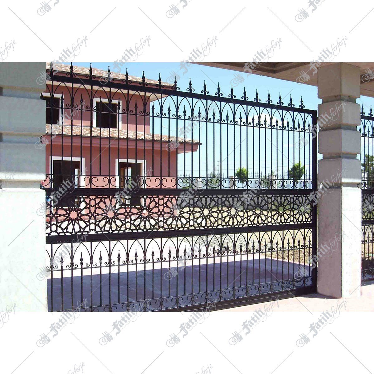 1034 KODLU FERFORJE KAPI | FERFORJE KAPILAR | Fatih Ferforje