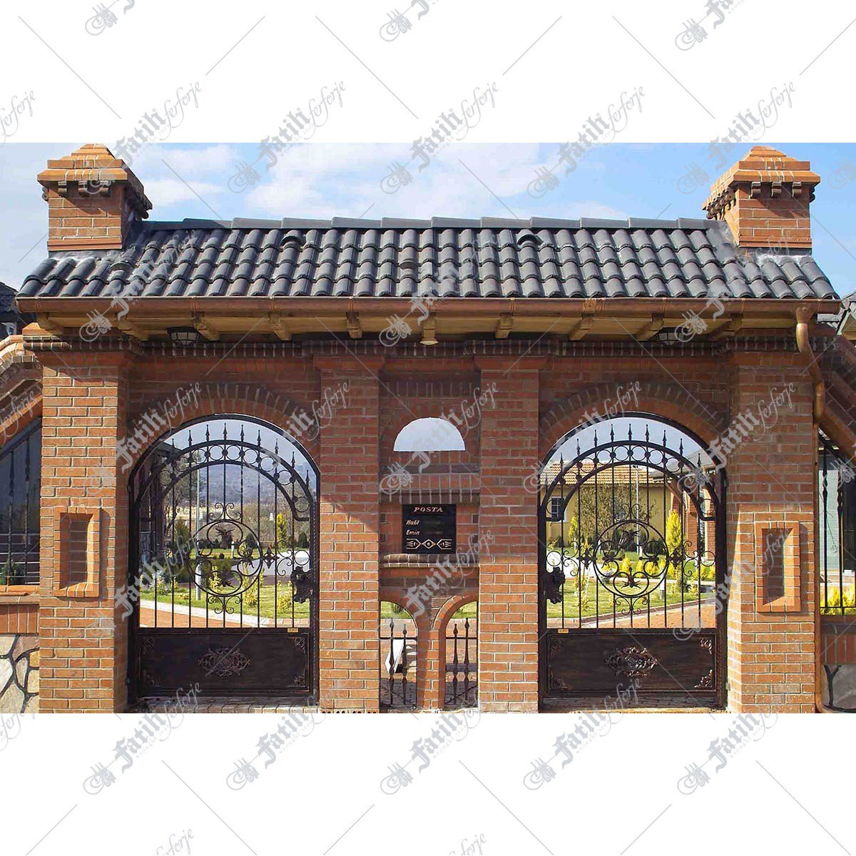 1035 KODLU FERFORJE KAPI | FERFORJE KAPILAR | Fatih Ferforje