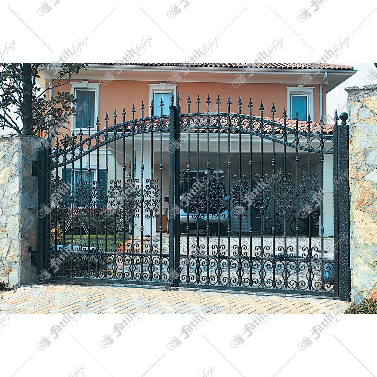 1040 KODLU FERFORJE KAPI | FERFORJE UYGULAMALAR | Fatih Ferforje