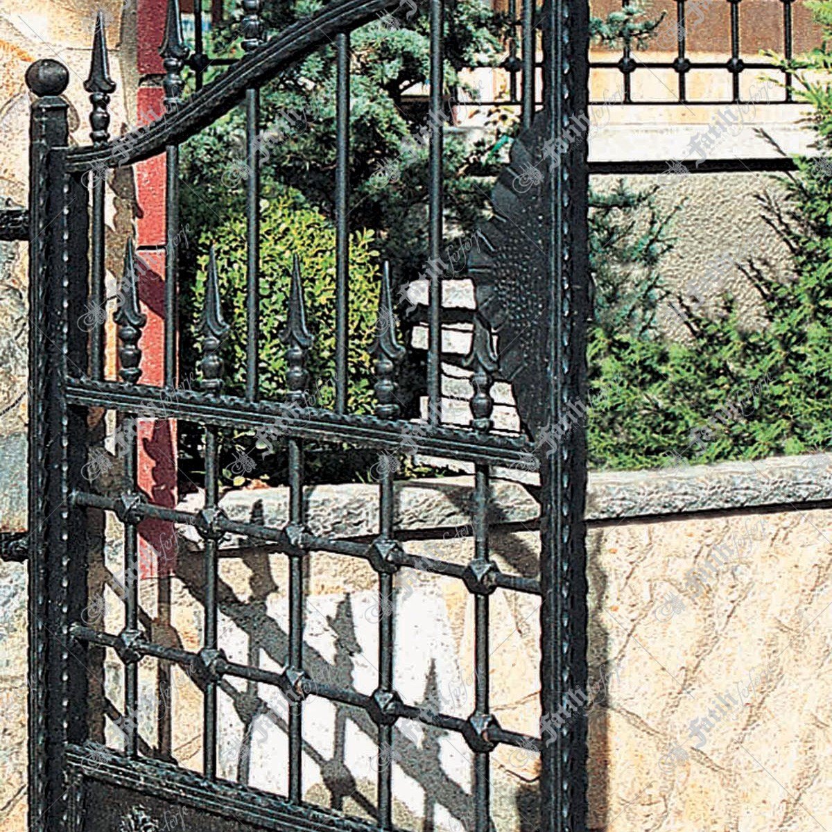 1047 KODLU FERFORJE KAPI | FERFORJE KAPILAR | Fatih Ferforje