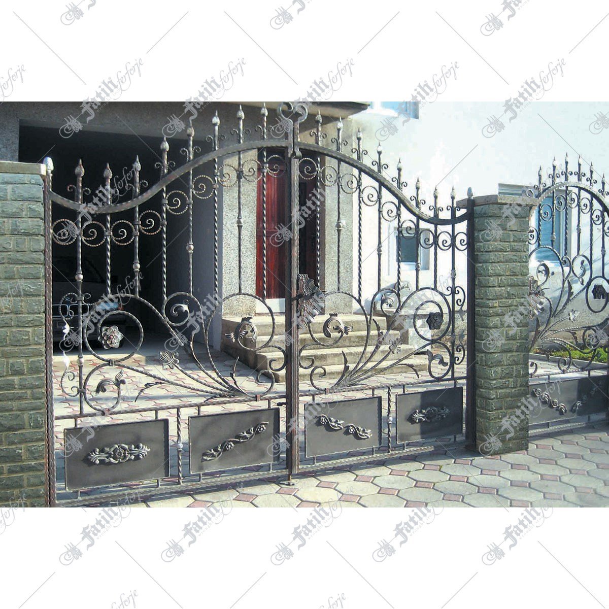 1061 KODLU FERFORJE KAPI | FERFORJE KAPILAR | Fatih Ferforje