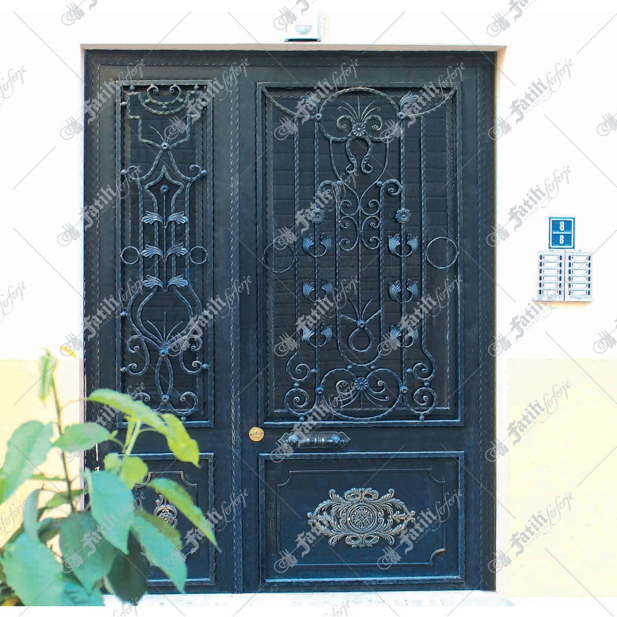 1104 KODLU FERFORJE KAPI | FERFORJE KAPILAR | Fatih Ferforje