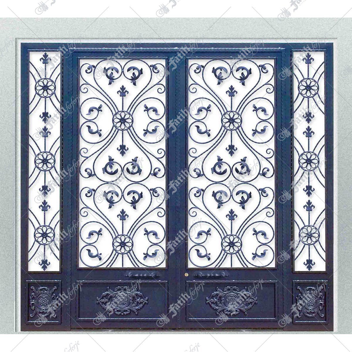 1113 KODLU FERFORJE KAPI | FERFORJE KAPILAR | Fatih Ferforje