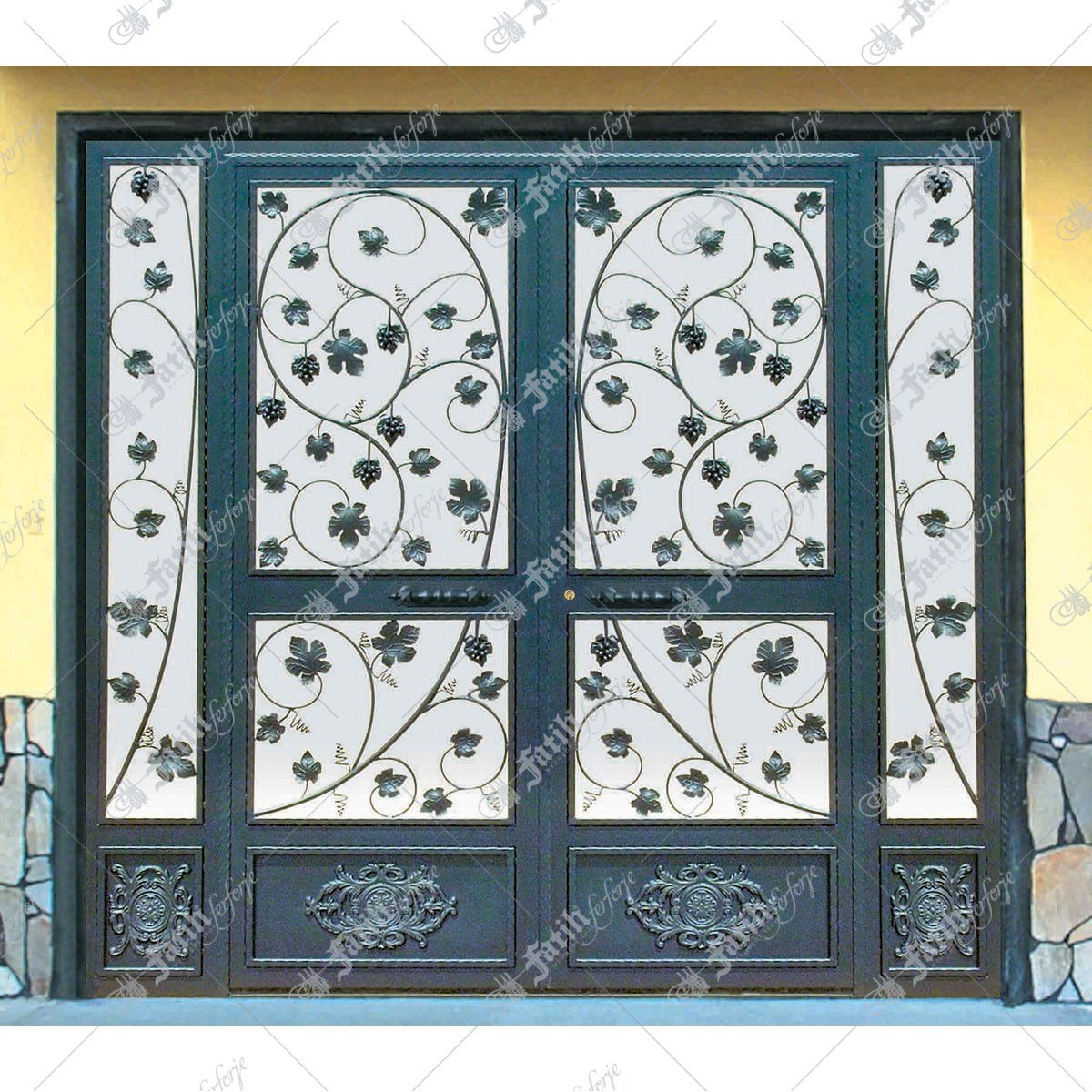 1245 KODLU FERFORJE KAPI | FERFORJE KAPILAR | Fatih Ferforje