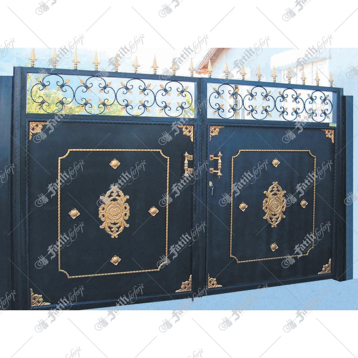 1273 KODLU FERFORJE KAPI | FERFORJE KAPILAR | Fatih Ferforje