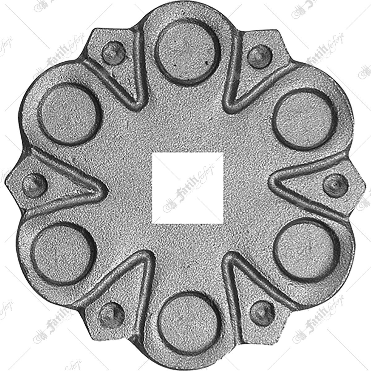 19758-24x24 | FORGED BUSHES&ROZETTES | Fatih Ferforje