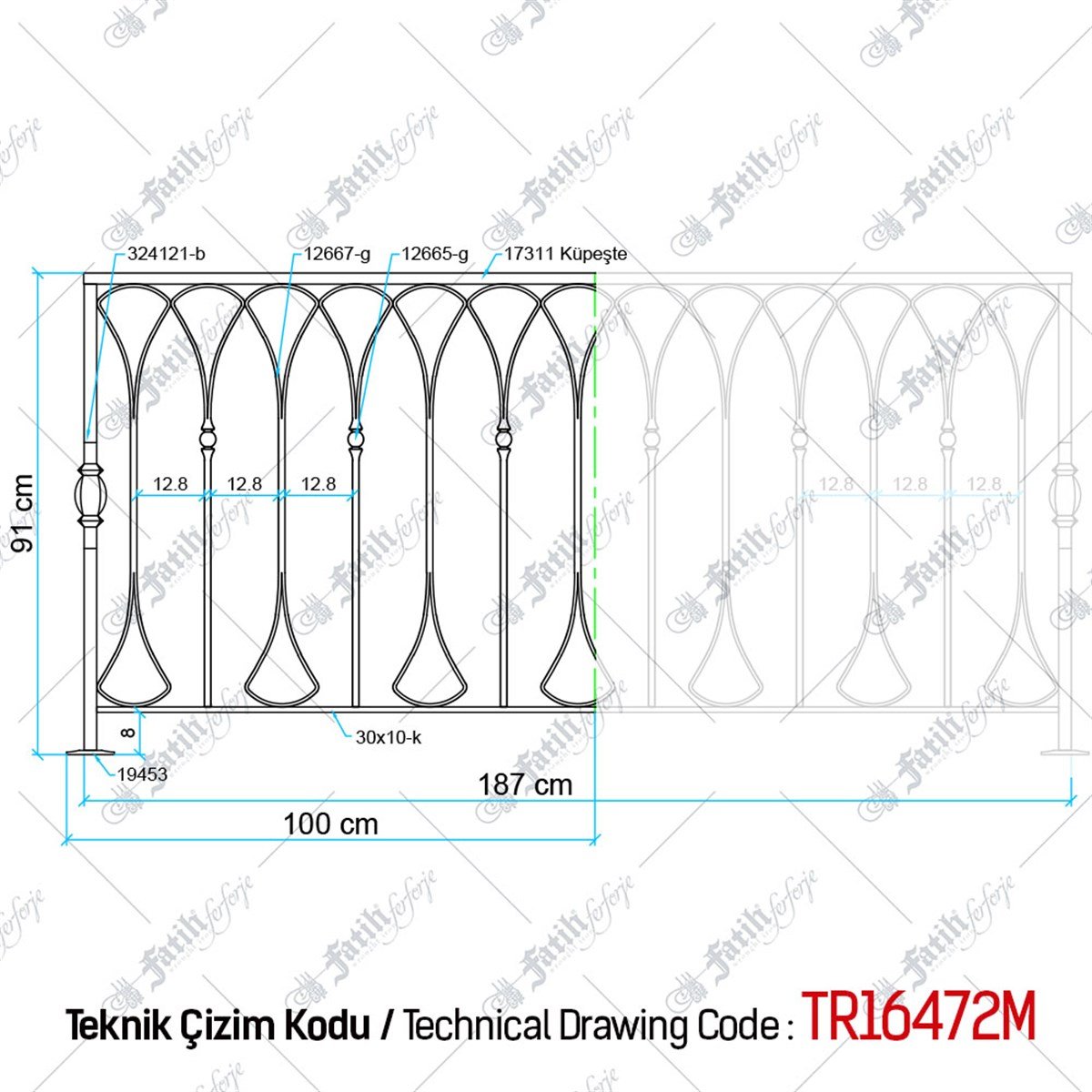 2365 KODLU FERFORJE KORKULUK | FERFORJE KORKULUKLAR | Fatih Ferforje