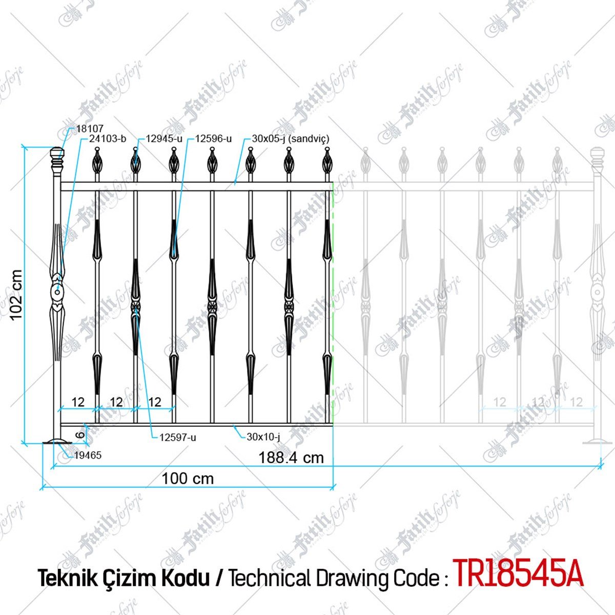 2379 KODLU FERFORJE KORKULUK | FERFORJE KORKULUKLAR | Fatih Ferforje