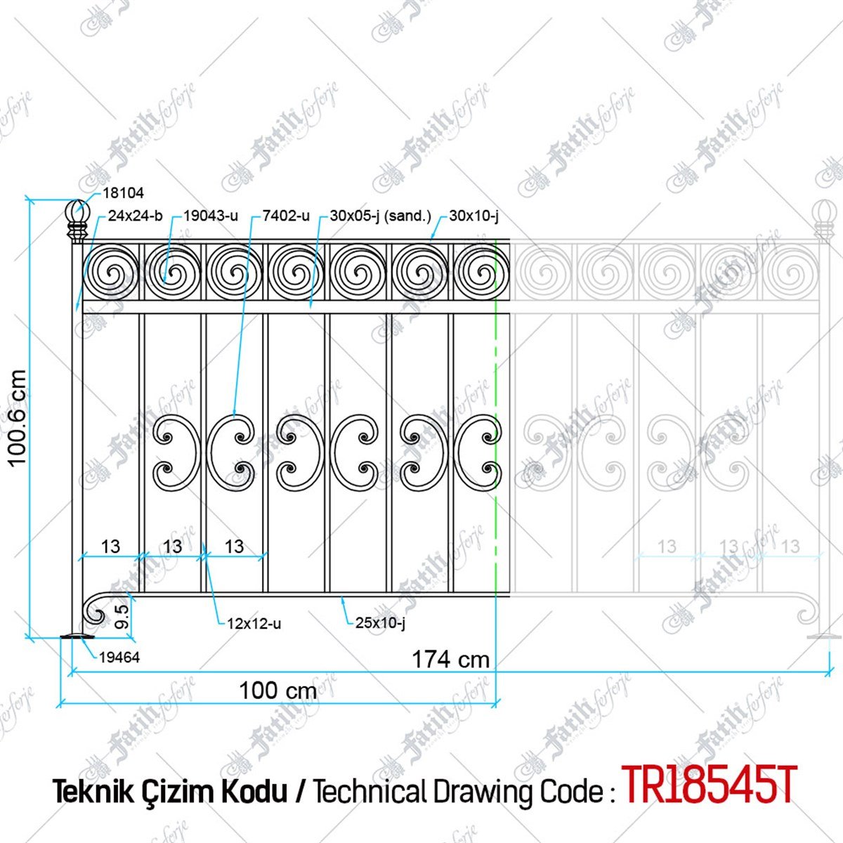 2381 KODLU FERFORJE KORKULUK | FERFORJE KORKULUKLAR | Fatih Ferforje