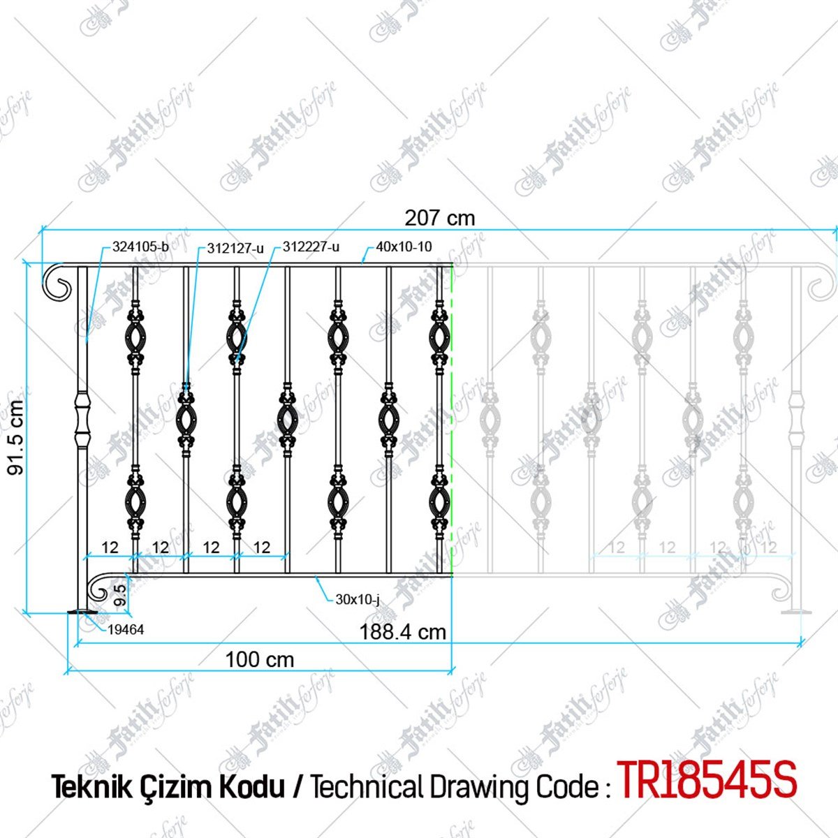 2382 KODLU FERFORJE KORKULUK | FERFORJE KORKULUKLAR | Fatih Ferforje