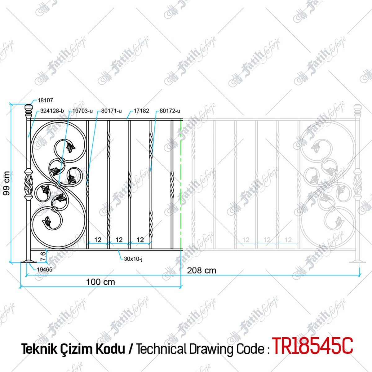 2386 KODLU FERFORJE KORKULUK | FERFORJE KORKULUKLAR | Fatih Ferforje