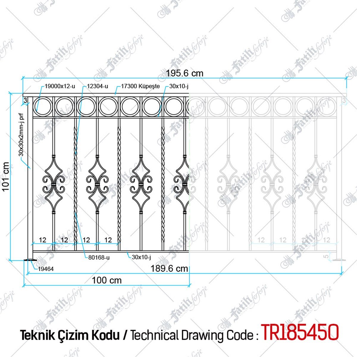 2387 KODLU FERFORJE KORKULUK | FERFORJE KORKULUKLAR | Fatih Ferforje