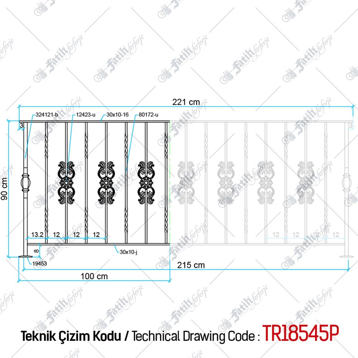 2390 KODLU FERFORJE KORKULUK | FERFORJE KORKULUKLAR | Fatih Ferforje