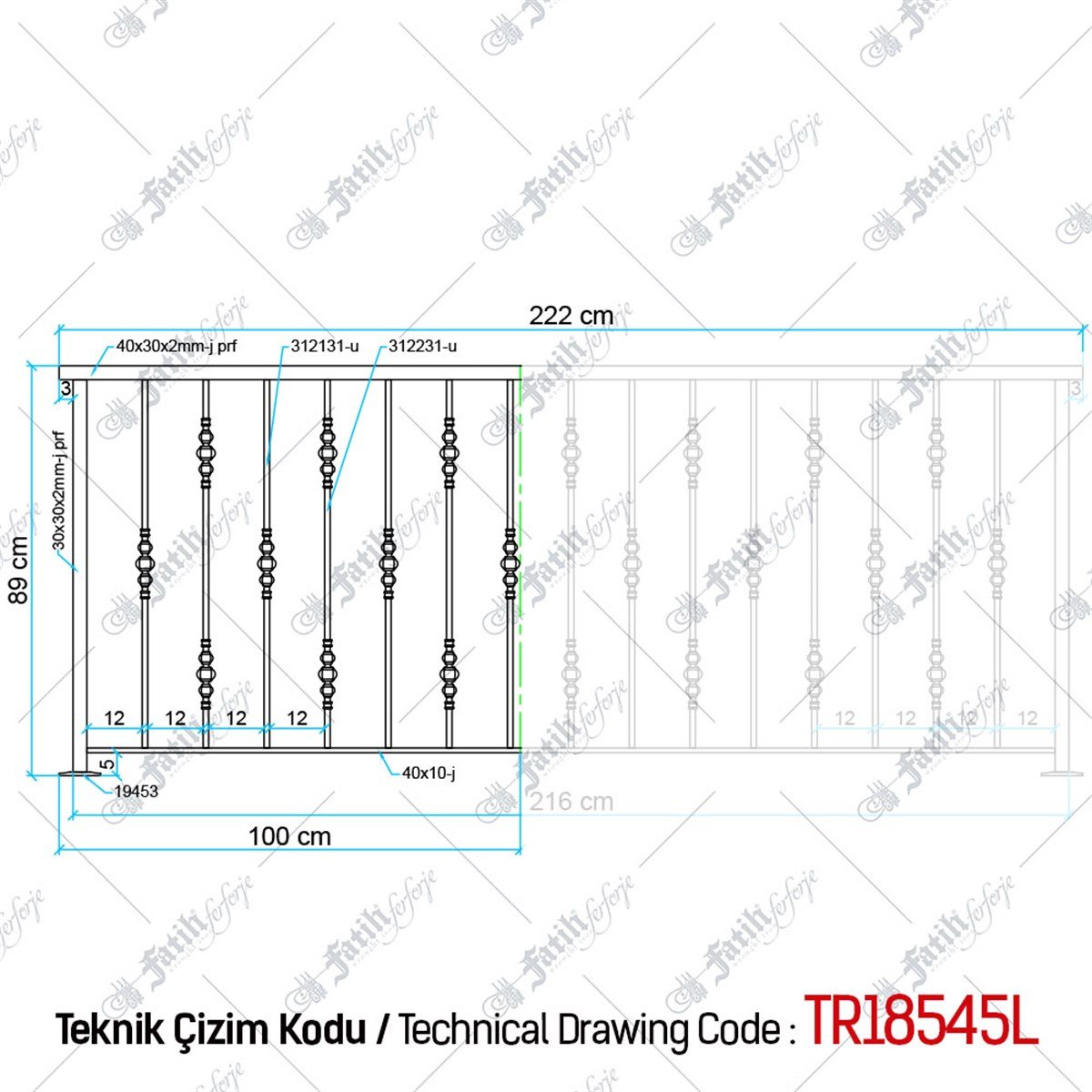 2400 KODLU FERFORJE KORKULUK | FERFORJE KORKULUKLAR | Fatih Ferforje