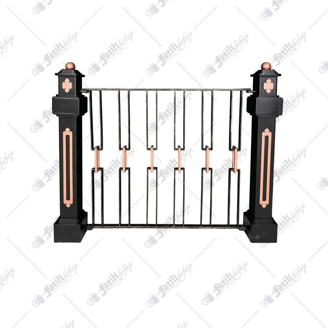 2489 KODLU FERFORJE KORKULUK | WROUGHT IRON RAILING | Fatih Ferforje