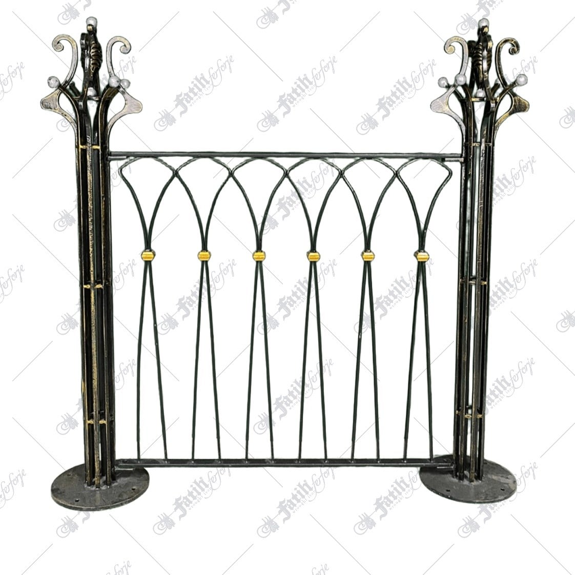 2491 KODLU FERFORJE KORKULUK | WROUGHT IRON RAILING | Fatih Ferforje