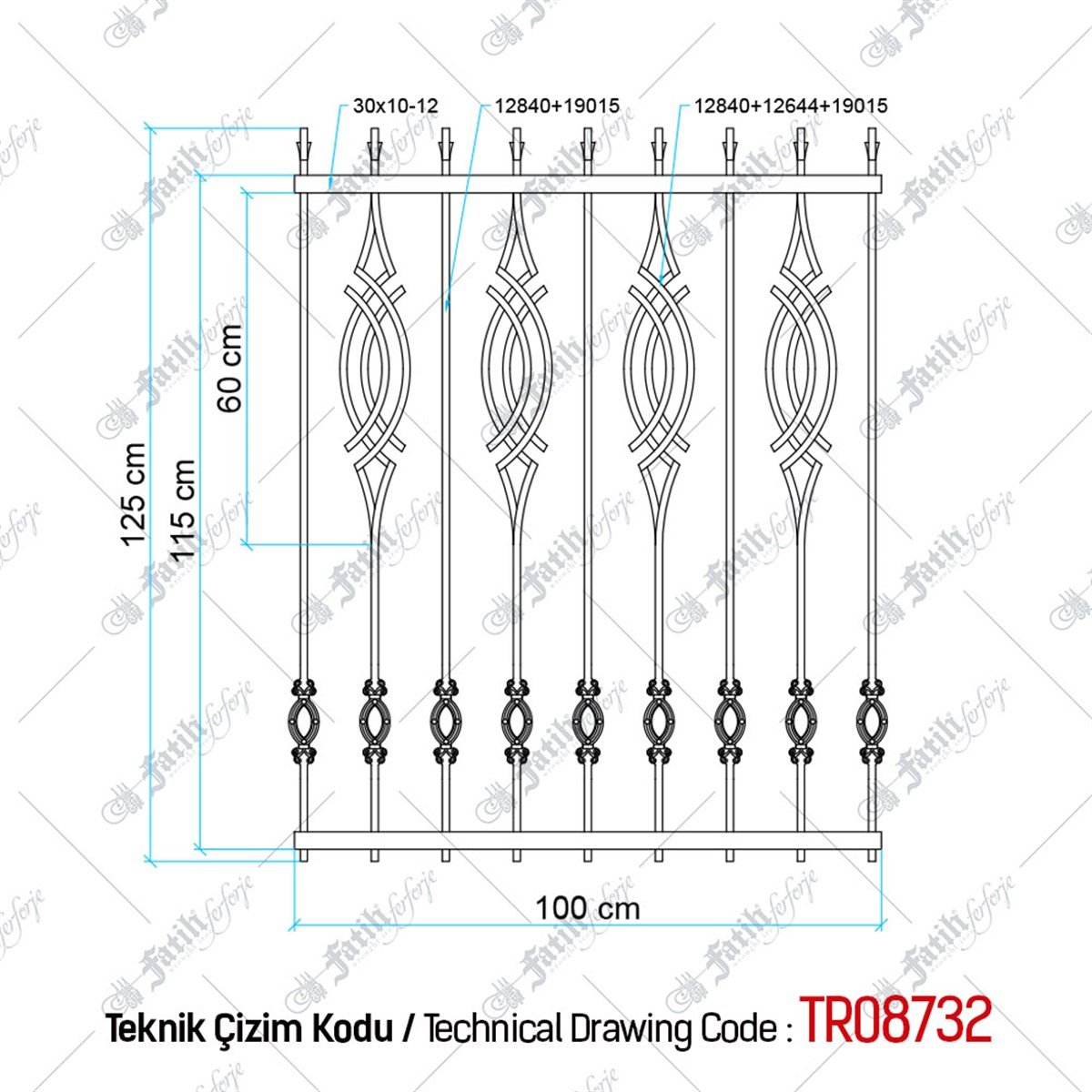 4023 KODLU FERFORJE PENCERE | FERFORJE PENCERELER | Fatih Ferforje