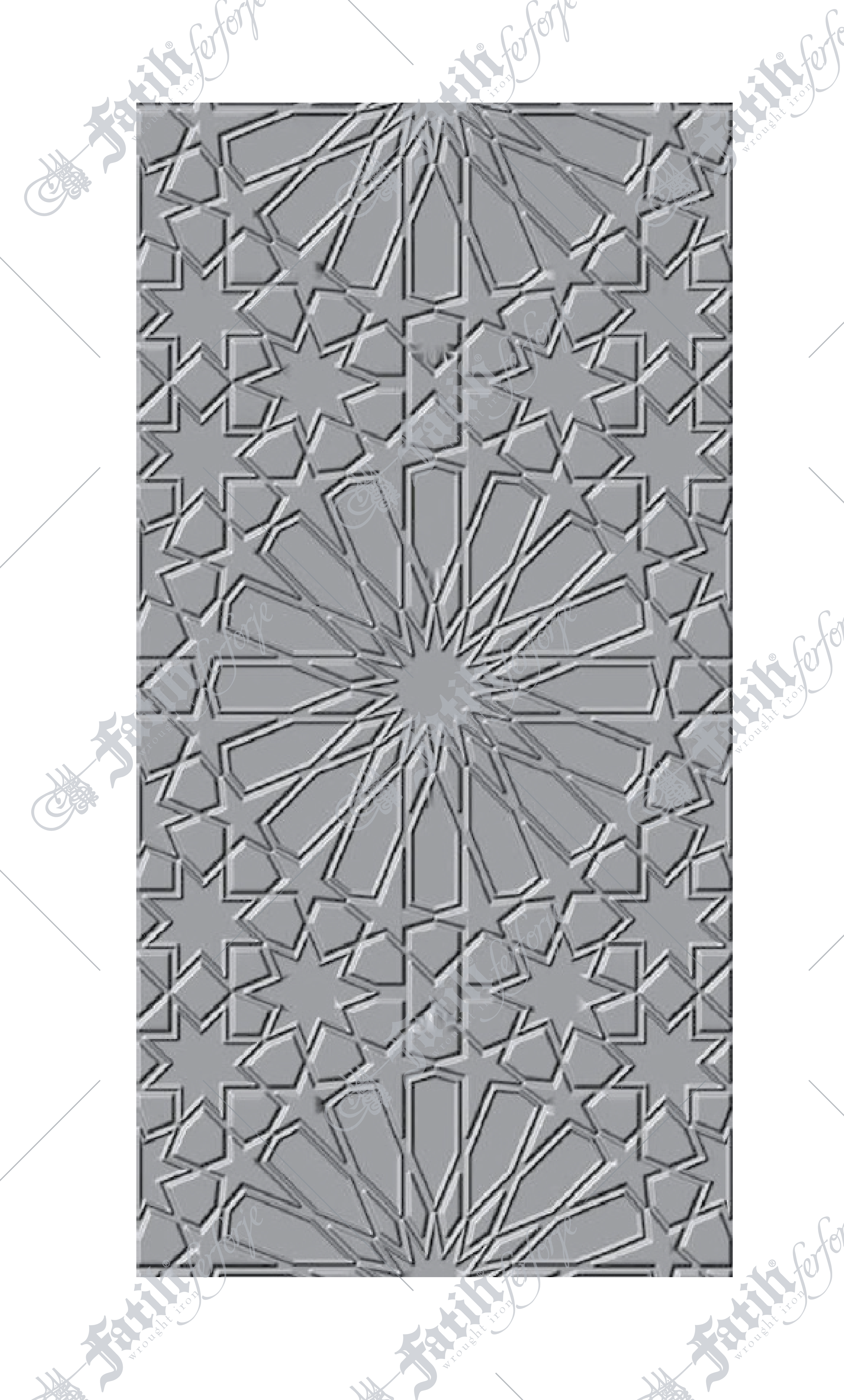 6221 | BASKILI SAÇLAR | Fatih Ferforje