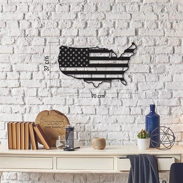 American Flag Metal Tablo