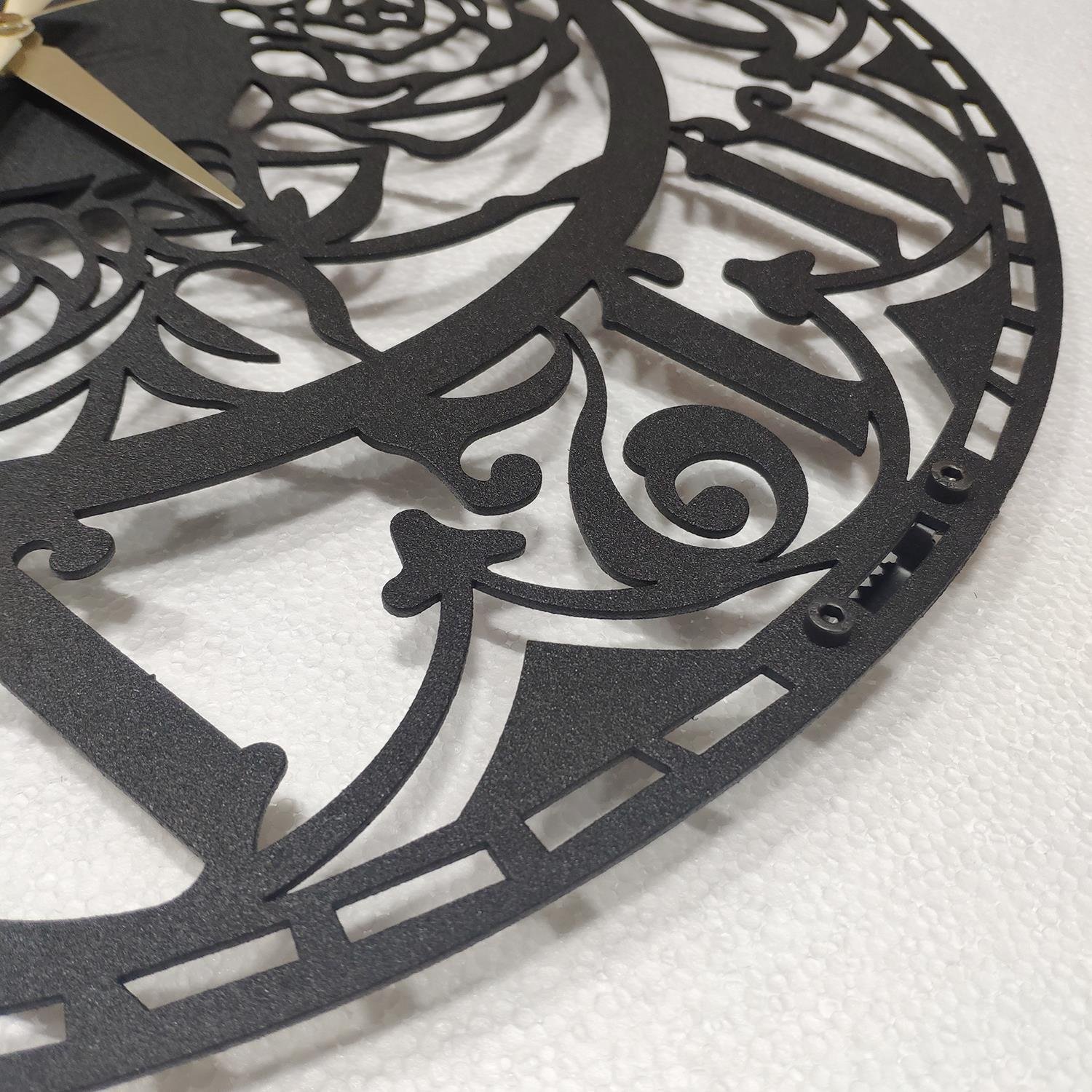 Garden Metal Saat | PIRUDEM-METAL DUVAR SAATI | Fatih Ferforje