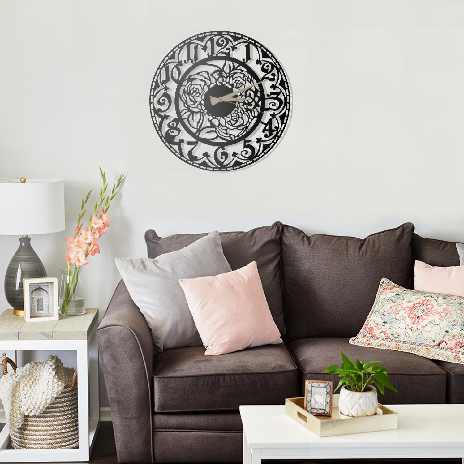 Garden Metal Saat | PIRUDEM-METAL DUVAR SAATI | Fatih Ferforje