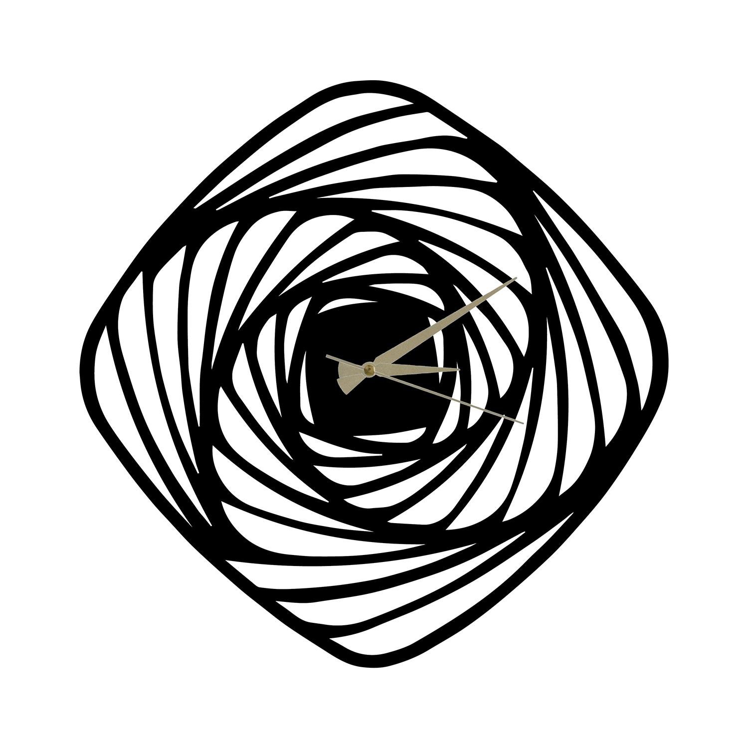 Girdap Metal Saat | PIRUDEM-METAL DUVAR SAATI | Fatih Ferforje