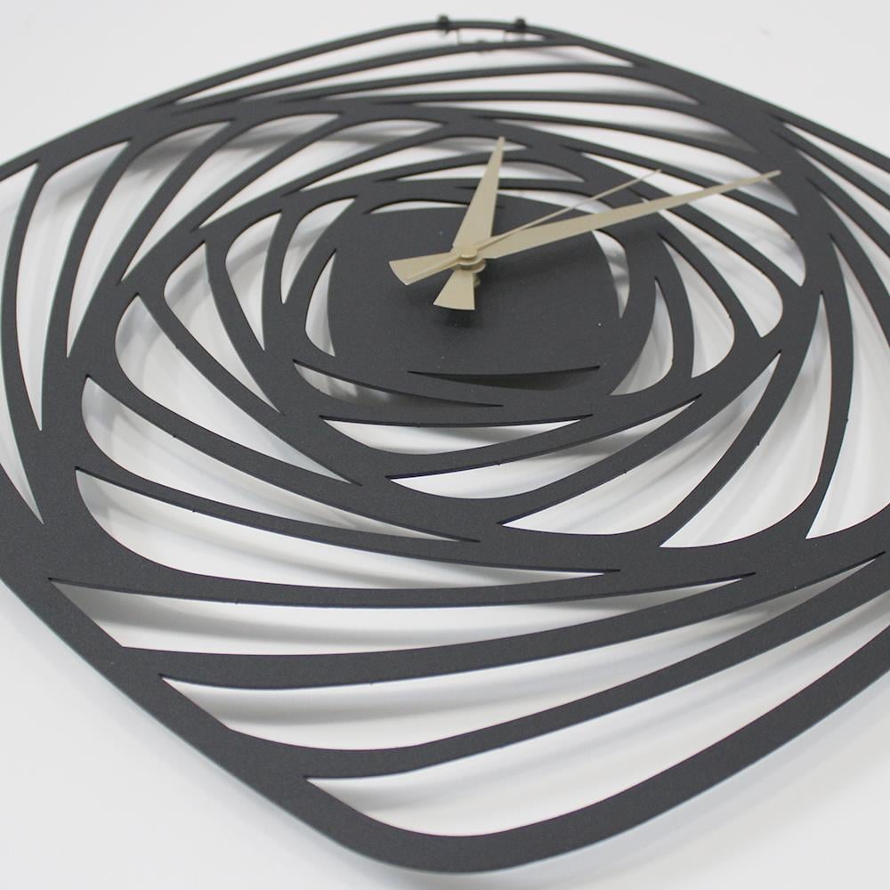 Girdap Metal Saat | PIRUDEM-METAL DUVAR SAATI | Fatih Ferforje