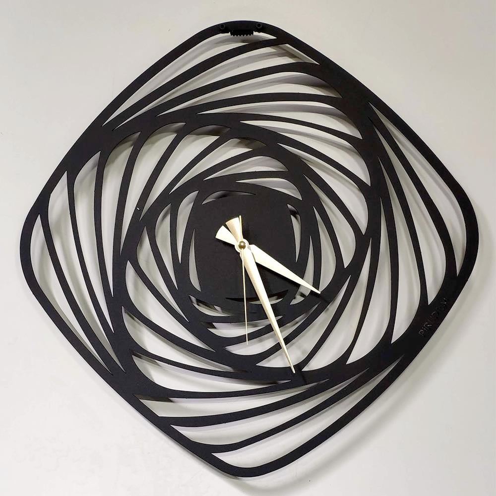 Girdap Metal Saat | PIRUDEM-METAL DUVAR SAATI | Fatih Ferforje