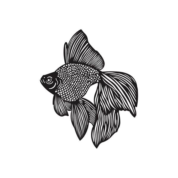 Goldfish Metal Tablo