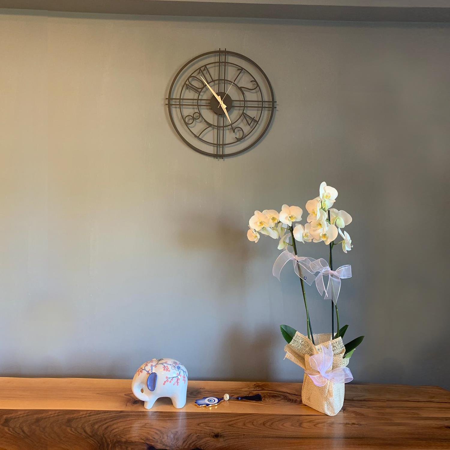 Gün Ortasý Metal Saat | PIRUDEM-METAL DUVAR SAATI | Fatih Ferforje