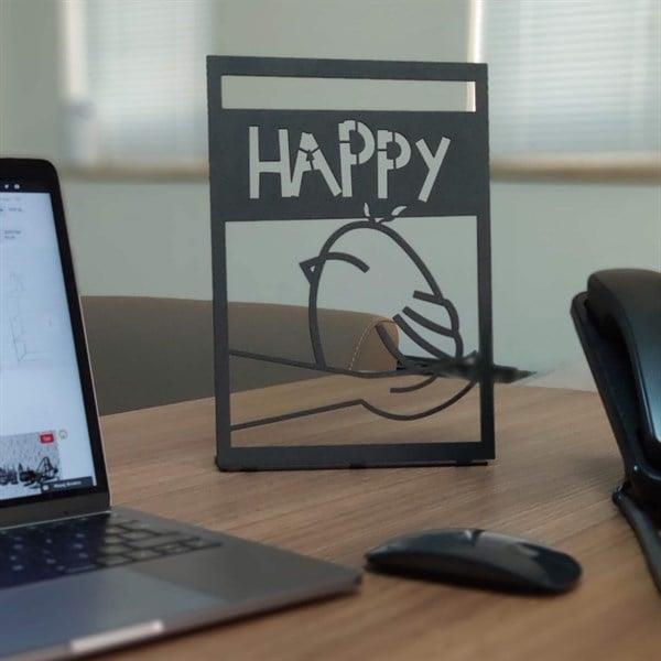 Happy POD Metal Dekor