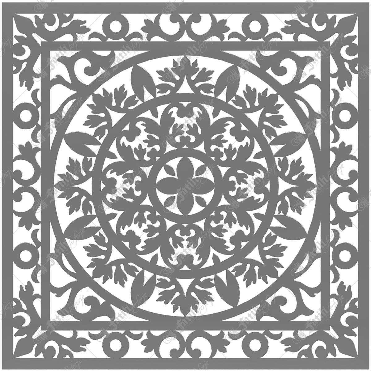 KM-03510 | KESME SAÇ MOTIFLER | Fatih Ferforje