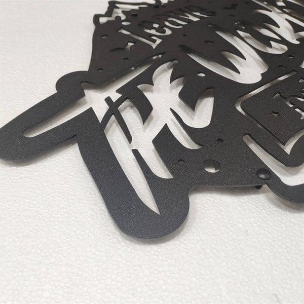 Leave The World Metal Tablo