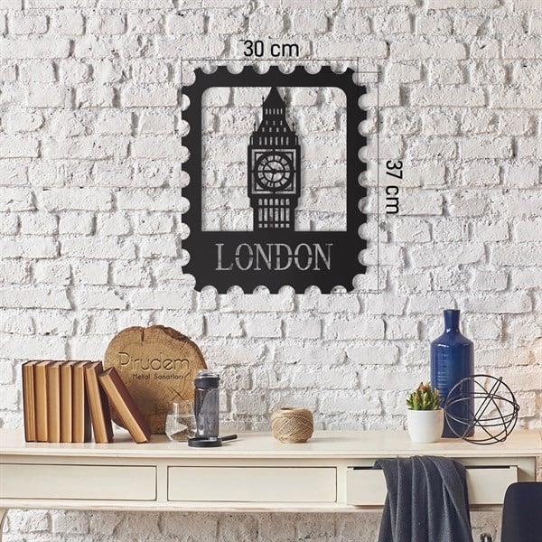 London Stamp Metal Tablo