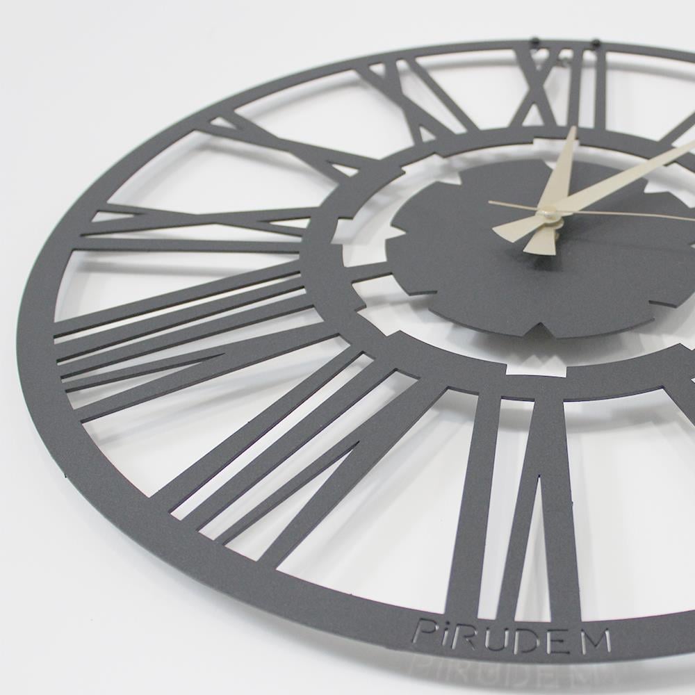 Net Metal Saat | PIRUDEM-METAL DUVAR SAATI | Fatih Ferforje