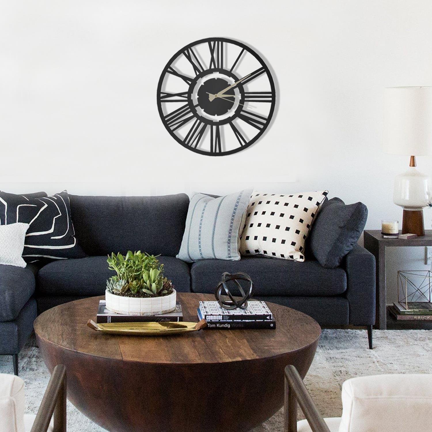 Net Metal Saat | PIRUDEM-METAL DUVAR SAATI | Fatih Ferforje