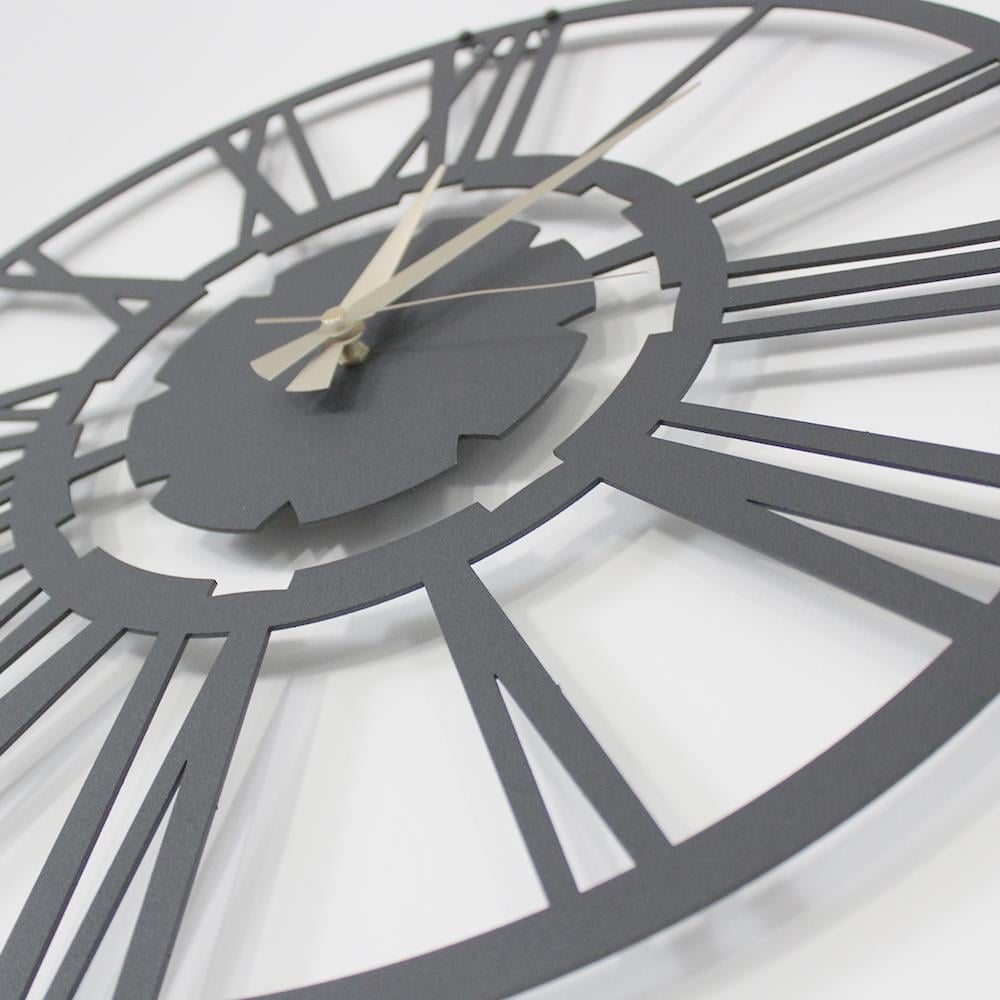 Net Metal Saat | PIRUDEM-METAL DUVAR SAATI | Fatih Ferforje