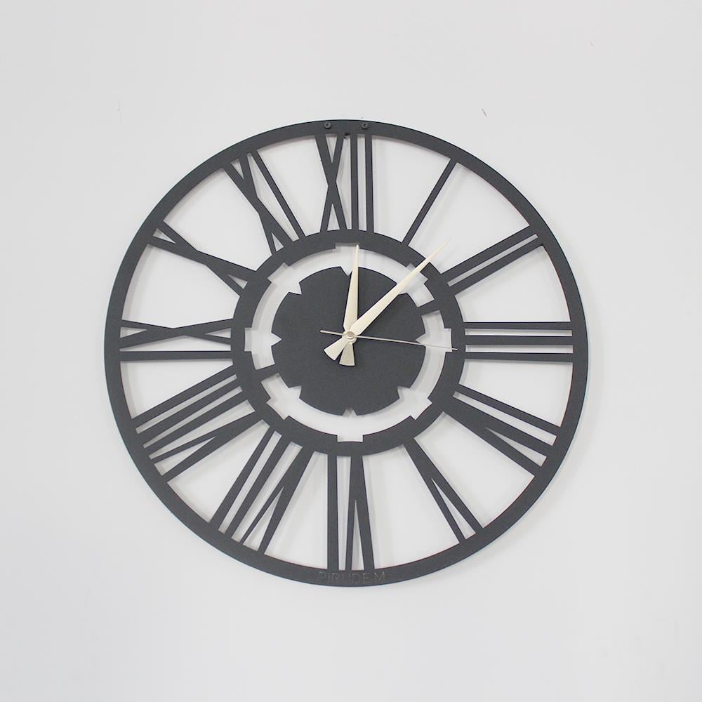 Net Metal Saat | PIRUDEM-METAL DUVAR SAATI | Fatih Ferforje