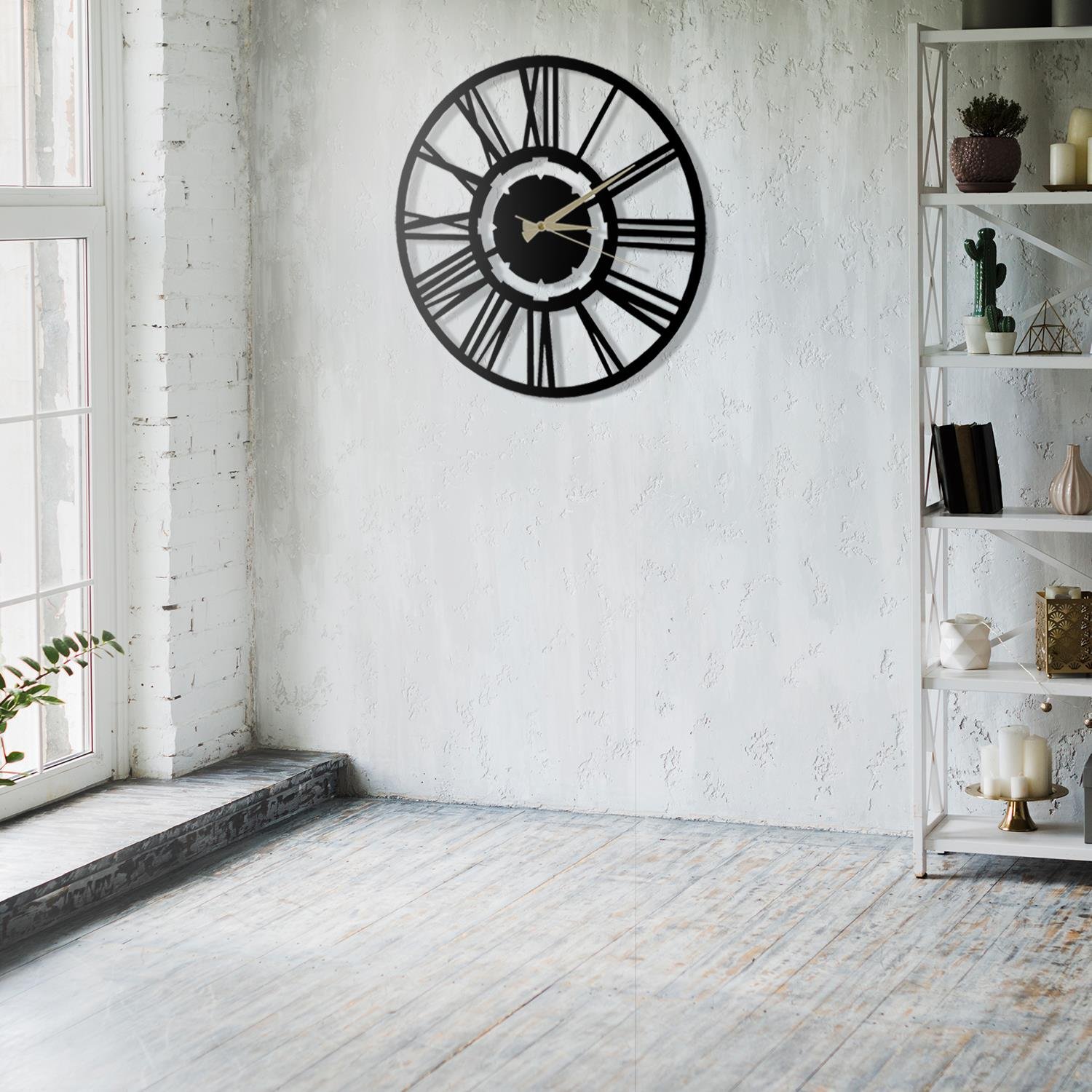 Net Metal Saat | PIRUDEM-METAL DUVAR SAATI | Fatih Ferforje