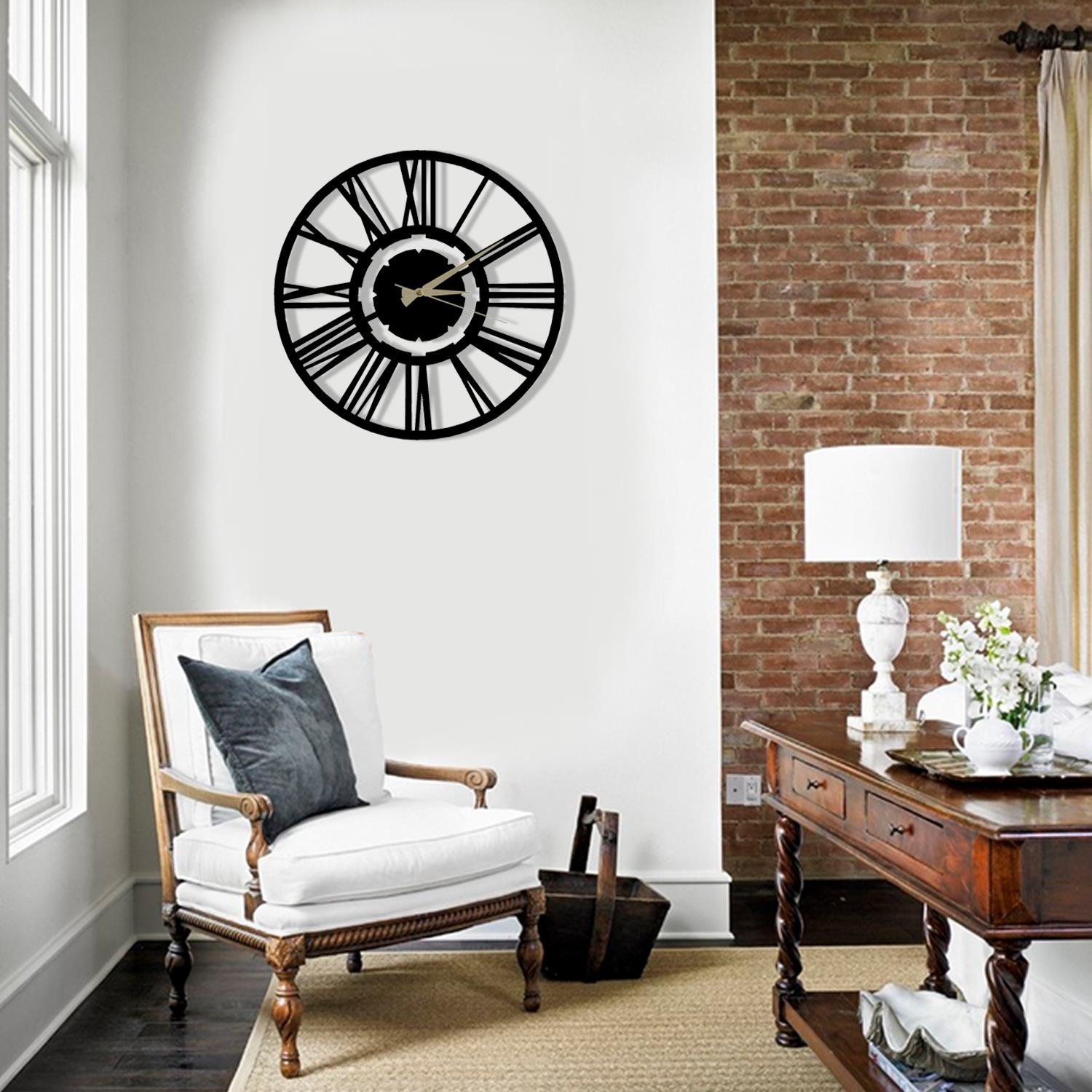 Net Metal Saat | PIRUDEM-METAL DUVAR SAATI | Fatih Ferforje