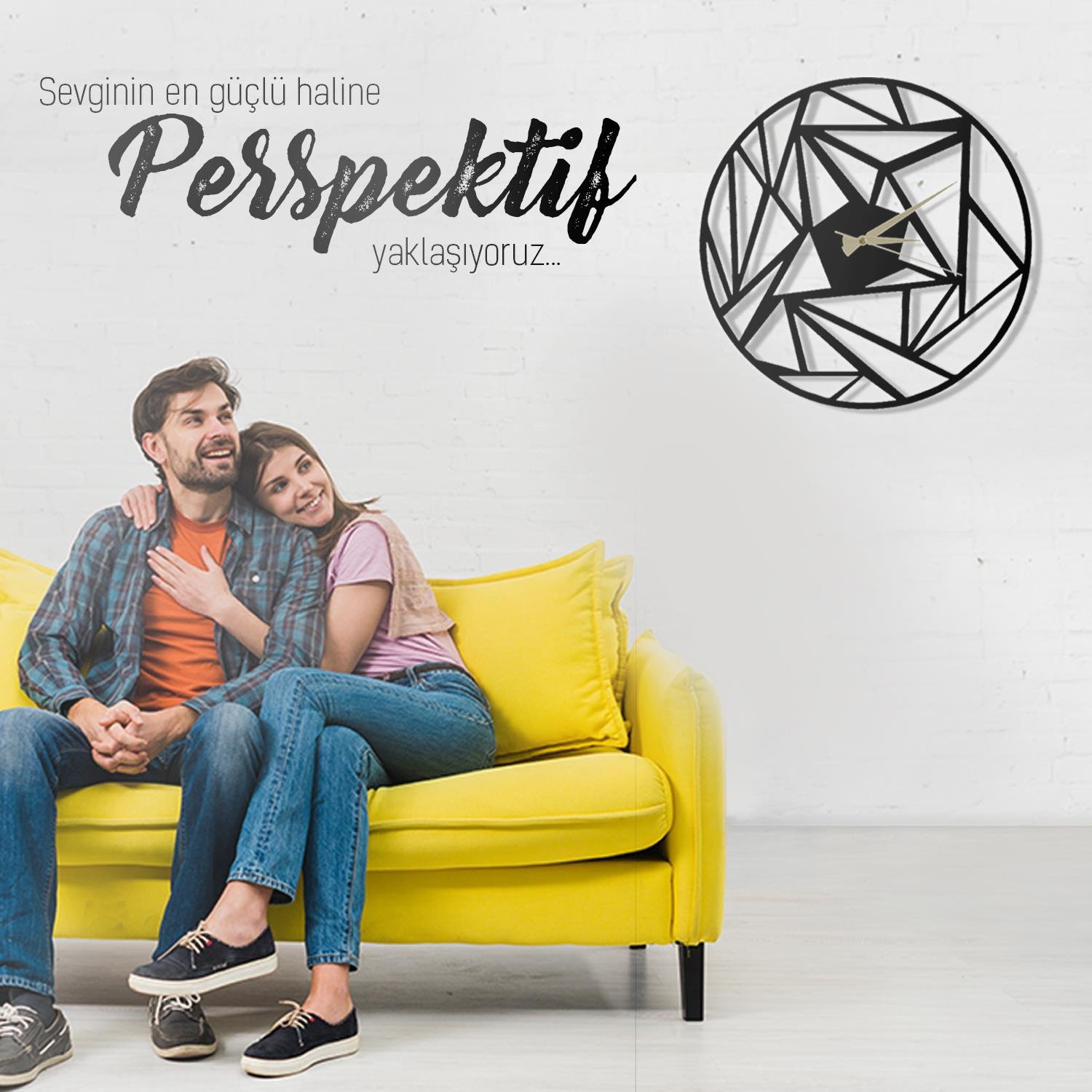 Perspektif Metal Saat | PIRUDEM-METAL DUVAR SAATI | Fatih Ferforje