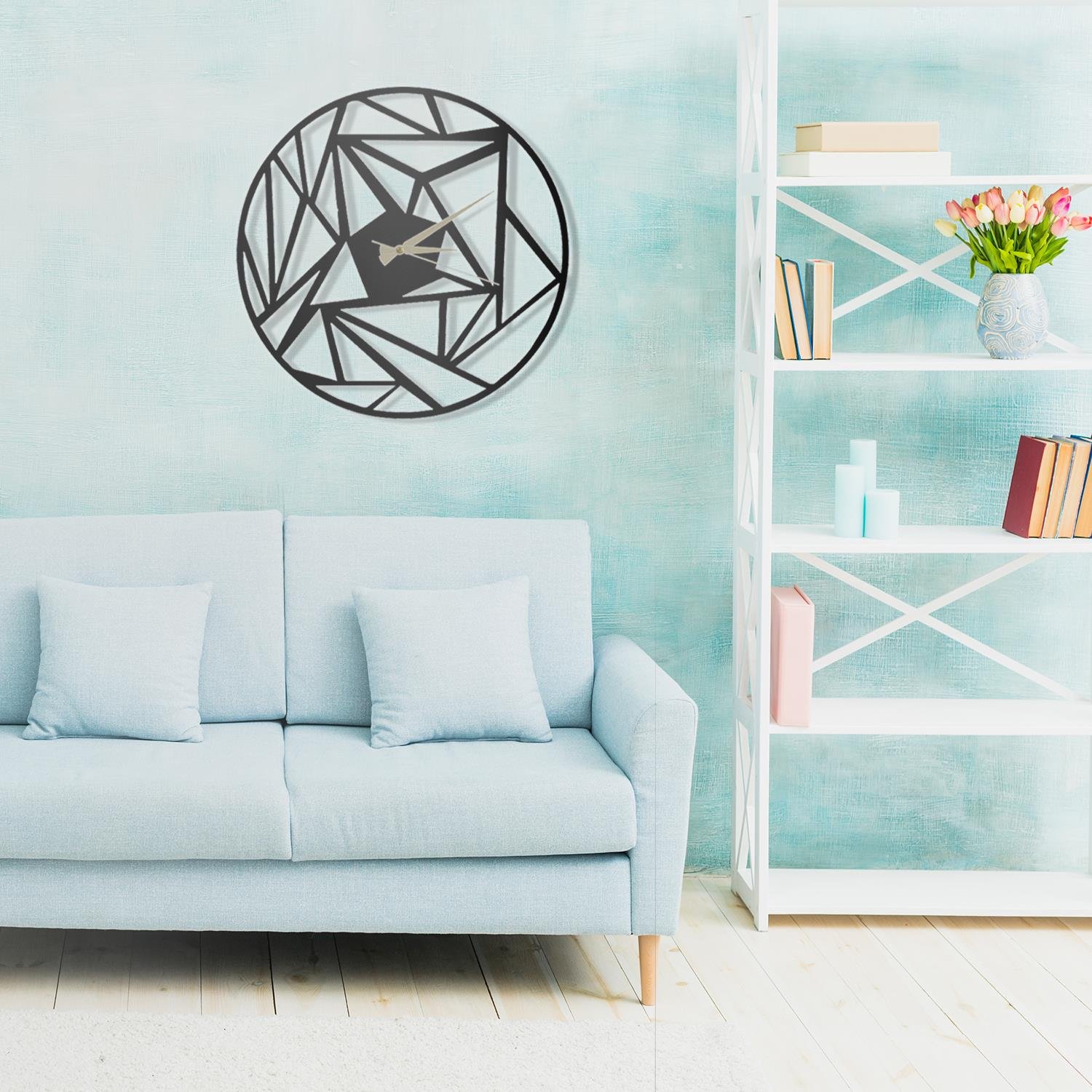 Perspektif Metal Saat | PIRUDEM-METAL DUVAR SAATI | Fatih Ferforje