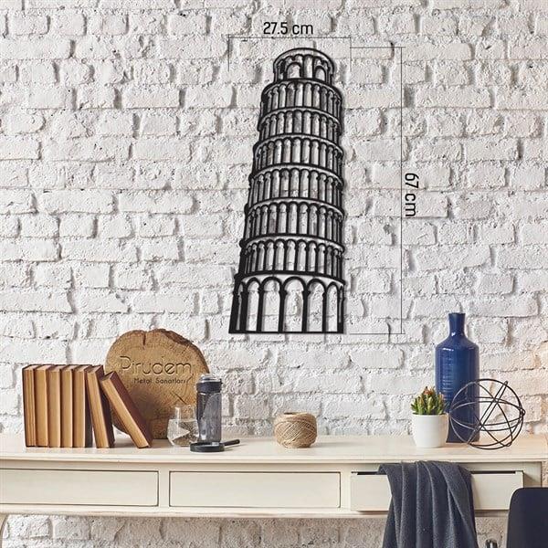 Pisa Tower Metal Tablo