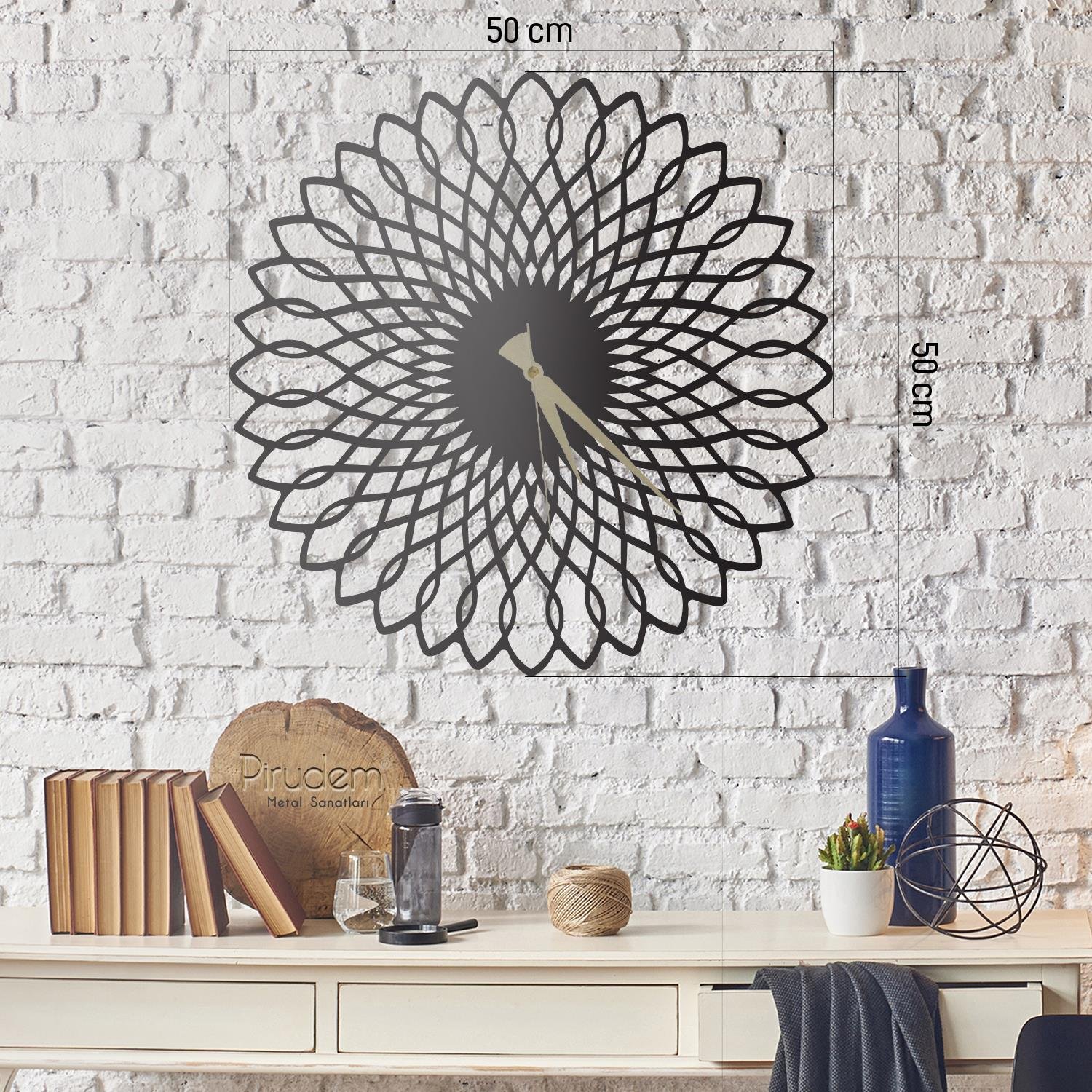 Ring Metal Saat | PIRUDEM-METAL DUVAR SAATI | Fatih Ferforje